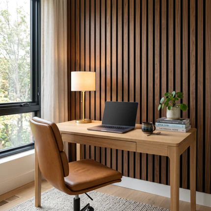 PrimeWalnut™ Acoustic Slat Panel — XL 270 × 110 cm
